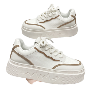 Shelby Men's <b>Shoes</b> 2025 Autumn New Style <b>Height</b>-<b>Increasing</b> Outdoor Casual Sports Versatile Wear-Resistant Thick-Soled White - Product Image 1