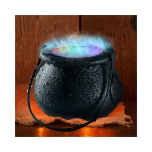 Suministros para Fiesta <span class=keywords><strong>de</strong></span> Halloween 2026, <span class=keywords><strong>Caldero</strong></span> <span class=keywords><strong>de</strong></span> <span class=keywords><strong>Bruja</strong></span> Grande <span class=keywords><strong>de</strong></span> Plástico Negro en Forma <span class=keywords><strong>de</strong></span> Calabaza, Exhibidor <span class=keywords><strong>de</strong></span> Dulces, Decoraciones para Fiesta, Empacado - Product Image 4