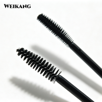 Tube vide en PET transparent pour gel à sourcils à base de minéraux, mascara, sérum pour cils, avec bouchon à vis