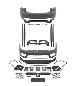 Upgrade Kit seluruh bodi bibir Bumper depan untuk Vw Golf 8 GTI 2023 rok samping panggangan Diffuser belakang suku cadang mobil Aksesori penyetelan pp