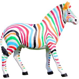 Custom Life-Size Fiberglass Resin Horse Statue Hand-Painted for Outdoor Garden Decoration - Product Image 5