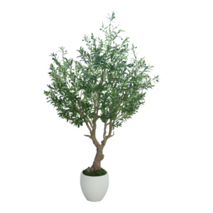 Plástico <span class=keywords><strong>Big</strong></span> <span class=keywords><strong>Pot</strong></span> Plantas 240cm <span class=keywords><strong>Artificial</strong></span> Olive Leaf Tree para decoração <span class=keywords><strong>Home</strong></span> Indoor Outdoor - Product Image 1