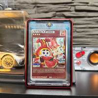Porte-cartes magnétique en aluminium de qualité supérieure à une touche |   Coque de protection multicolore pour l'affichage et la collection de cartes à collectionner