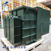 Transformador Industrial Trifásico de 13.8kv 500kva 1000kva, Estilo Americano, Montado sobre Plataforma, Clasificación IP53, Refrigeración ONAN/ONAF