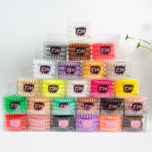 Coletero de Cabello con Diseño de Cable Telefónico, 25 cm, Alta Elasticidad, TPU, Estilo Casual - Product Image 2