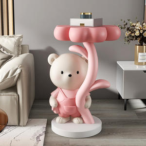 Vendita all'ingrosso calda decorazione per la casa orso statue ornamenti terra soggiorno decorazioni accessori per l'orso vassoio <span class=keywords><strong>stato</strong></span> - Product Image 1