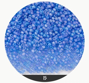 卸売り450グラム2mm abrazineガラスシードビーズ手作りDIYジュエリーアクセサリールーズシードビーズ - Product Image 3