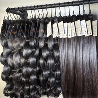Cheveux Brésiliens 15A Grade de Haute Qualité Double Tirage Cheveux Humains Vierges Bruts à Cuticules Alignées en Lots