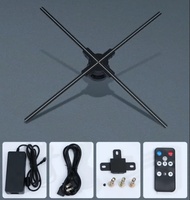 Pantalla de Proyección Holográfica 3D LED Eléctrica HY300 con Control en la Nube por WiFi, Pantalla Publicitaria Portátil para Uso en Cine