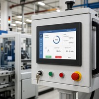 65536 Renk PROFINET Arayüzlü 7 İnç Temel Panel Lojik KTP700 Basic 6AV2123-2GB03-0AX0 Endüstriyel HMI Dokunmatik Ekran