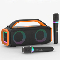 Enceinte Bluetooth portable avec son stéréo haute puissance de 30 W et haut-parleur de 3 pouces, idéale pour les fêtes et le karaoké, dotée d'un subwoofer intégré