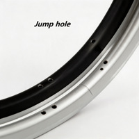 Jantes de vélo à double couche 16 pouces 1-3/8 pour vélo pliant Brompton, jantes en alliage d'aluminium CNC, noir argent, 16-20-24-28-36 trous