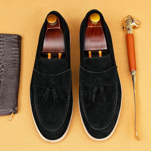 รองเท้าหนังแท้ผู้ชาย ระบายอากาศ กันน้ำ สวมใส่สบาย เหมาะสำหรับธุรกิจ งานทางการ ลำลอง ใส่ได้ทุกฤดู น้ำหนักเบา เพิ่มความสูง - Product Image 4