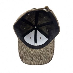 หมวกเบสบอลปักโลโก้แบบกำหนดเอง ผ้าทวิลลายก้างปลา สำหรับผู้ชายและผู้หญิง - Product Image 5