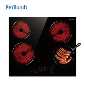 4 quemadores Control táctil CE CB UKCA RoSH Placa integrada 6000W Buen precio Minorista Modelo básico Estufa eléctrica Estufa de cerámica - Product Image 5