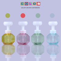 Botol Busa Plastik Pompa Dispenser Sabun Tangan Cair Bentuk Bunga 300Ml