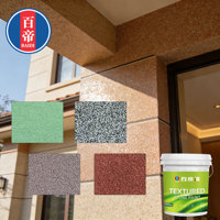 Peinture texturée décorative non toxique, design moderne en pierre, à grain fin et grossier, pour la maison