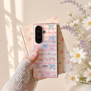 Étui de téléphone pliable personnalisé pour Samsung Z Fold <span class=keywords><strong>8</strong></span> 7 6, coque arrière en verre trempé, design dessin animé, coque antichoc Ice Touch - Product Image 5