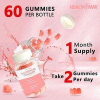 Gummies de collagène au glutathion personnalisées OEM, formule saine unique, pour une peau lisse et une immunité renforcée