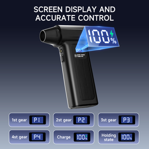 Soplador de Aire Eléctrico Recargable Portátil, Limpiador con Aire Comprimido para Exteriores, Autos y Barbacoas - Product Image 3