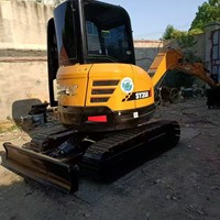 Mini-excavatrice SY35U de haute qualité, nouvelle, très demandée, 3,86 tonnes, compacte, pour la rénovation des jardins, les travaux municipaux et les chantiers de construction.