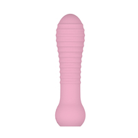 Mini masajeador corporal de súper vibración con 10 frecuencias de vibración fuerte, 100% resistente al agua, recargable por USB