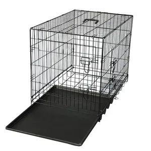 Dây Chó Lồng Kim Loại Dog House Với Divider Pet Carrier