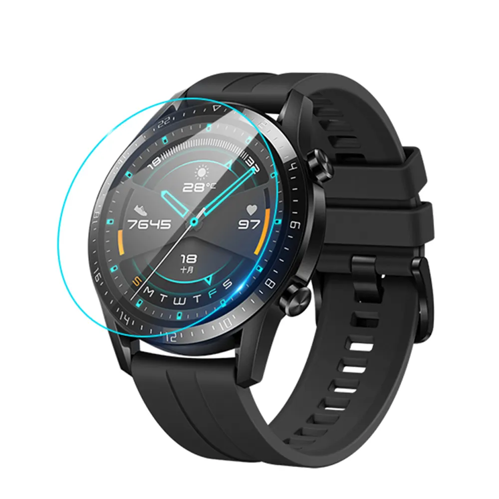 Capa Protetora de Vidro Temperado Para Huawei Watch 3 Pro GT 2 GT3 Honor Magic 2 46mm GT2e Protetor de Tela GT2 Pro