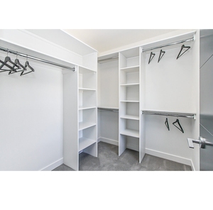 Armario Abierto Moderno de Alta Calidad para Hotel CANA, Vestidor Personalizado, Sistema de Almacenamiento de Ropa para Dormitorio Blanco - Product Image 1