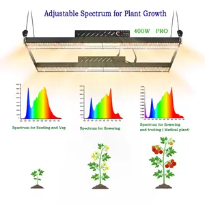 Großhandel led licht drahtlose pflanzen-Spectrum King Ce Rohs 400W Samsung lm301h LED-Pflanze wachsen Lichtst reifen 4 x4ft drahtlose Steuerungen