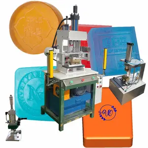 Small Toilet Soap Shape Stamper Moulding Machine Manual Laundry Soap Logo Press Embossing Stamping Machine for sale soap mold