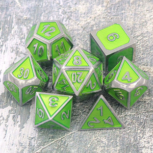 Juego de dados de dragón y mazmorras personalizado de 16MM, juego de dados de Metal poliédrico de aleación de Zinc para juegos de mesa - Product Image 2
