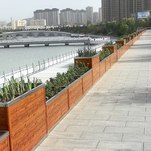 Fioriera Originale Quadrata, Rotonda, Ovale, Rettangolare in Alluminio e Acciaio Inossidabile per Esterni - Product Image 5