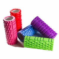 HUAYI Offre Spéciale Logo personnalisé Vente en gros Grille Fitness Roller Massage Eva Back Roller Yoga Column Yoga Foam Roller pour l'exercice