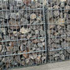 Caisses en gabions en treillis métallique galvanisé, cages en gabions soudées, utilisées <span class=keywords><strong>pour</strong></span> l'aménagement paysager et les sièges de jardin. - Product Image 5
