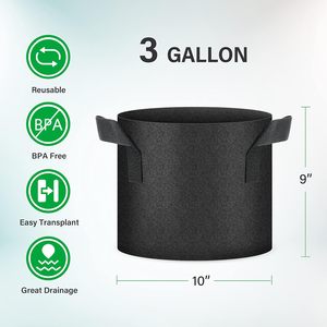 Sacs de culture de légumes en feutre pliables, écologiques, durables, avec logo personnalisé de haute qualité - Product Image 6