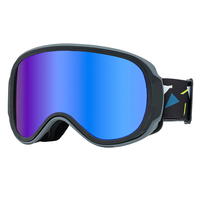 Masque de ski hiver en TPU magnétique, double anti-buée, monture intégrale, protection UV400, OEM ODM, personnalisable pour homme et femme