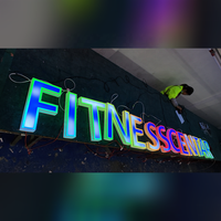 Produits Innovative 3d Signage Chine pour Health Club LED 10 Personnalisé Divers Modes Colorés pour Édition Gratuite 001 STARROAD