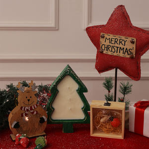 木制面团碗批发手工制作木碗家居装饰木牛面团碗蜡烛 - Product Image 3