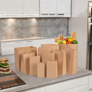 Vietnam Manufacture Kraft Paper Standard Flat <b>Bags</b> Biodegradable Self Adhesive Seal Fries Sandwich Candy <b>Bakery</b> <b>Bags</b> Food Grade - Product Image 3