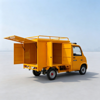 Camion de livraison électrique pur à 4 roues, haute capacité de chargement, certifié CEE, avec boîte de livraison certifiée UE