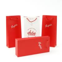 Sacs en papier de haute qualité, emballage de vin premium, logo personnalisé de luxe, sacs en papier pour le vin