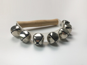 Wholesale Good Quality Flower Drum Rings 7 Bells with Wooden Hand Bells <b>Musical</b> <b>Instrument</b> - Product Image 6