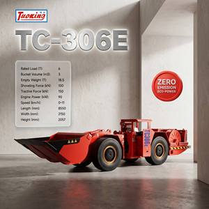 Caricatore Scooptram Tuoxing 3.5 M3 <span class=keywords><strong>Serie</strong></span> Elettrica TC-306E, Volume Benna 6, 90 kW, Risparmio Energetico, 18.5 Tonnellate, Guida a Sinistra per Miniera - Product Image 1