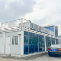 Structure en acier galvanisé, isolation en laine de roche, maison mobile en conteneur détachable, appartement personnalisé, design moderne, durée de vie de 15 à 20 ans