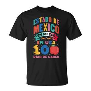 T-shirt Estado De Mexico En Mi Ser En Usa 100 Dias De Saber - Product Image 1