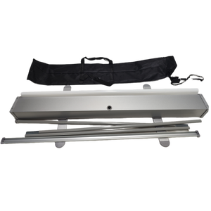 Stand Banner Gulung Besi Retractable dengan Kain Cetak Resolusi Tinggi-Desain Ringan dan Portabel untuk Acara Promosi - Product Image 3