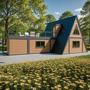 Maisons préfabriquées modulaires mobiles résistantes au vent et imperméables, maisons préfabriquées pour dormir, <span class=keywords><strong>maison</strong></span>-conteneur à 2 chambres pour hôtel - Product Image 3
