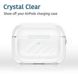 HOCAYU-funda protectora transparente de Tpu suave para <span class=keywords><strong>Airpods</strong></span> <span class=keywords><strong>Pro</strong></span> <span class=keywords><strong>1</strong></span> 2 con llavero - Product Image 3