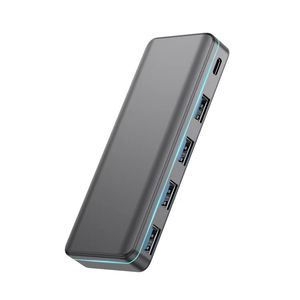 Base de Conexión PD100W con Carga Rápida 5 en 1, Puertos Tipo C, Hub Delgado para Transferencia de Datos, Hub USB Portátil de <span class=keywords><strong>5GB</strong></span> para Computadora y Móvil - Product Image 4